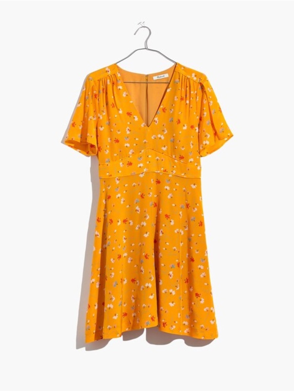 Silk Belladonna Dress in Painted Carnations by Madewell